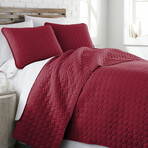 Southshore Essentials Quilt Set // Chilly Pepper (King / California King)