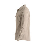 Outdoor Shirt with Pockets // Beige (S)