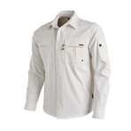 Outdoor Shirt with Pockets // Ecru (XS)