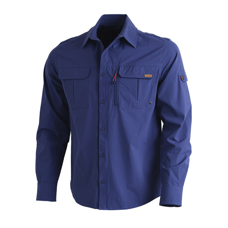 Outdoor Shirt with Pockets // Navy (XS)