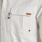 Outdoor Shirt with Pockets // Ecru (XS)