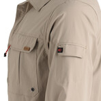 Outdoor Shirt with Pockets // Beige (S)