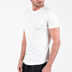 Shaun O Neck T-Shirt // White (M)