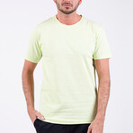 Louis O Neck T-Shirt // Neon Yellow (L)
