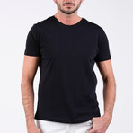 Sam O Neck T-Shirt // Black (M)