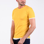 Darren O Neck T-Shirt // Yellow (M)