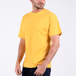 Carlos O Neck Oversize T-Shirt // Yellow (L)