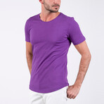 Arjun O Neck T-Shirt // Purple (L)