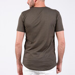 Gary O Neck T-Shirt // Military Green (M)