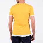 Darren O Neck T-Shirt // Yellow (M)