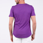 Arjun O Neck T-Shirt // Purple (L)