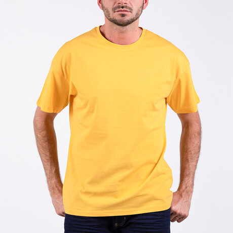 Carlos O Neck Oversize T-Shirt // Yellow (S)