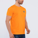 Calvin O Neck T-Shirt // Orange (3XL)