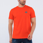 Theo O Neck T-Shirt // Red (3XL)