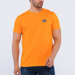Calvin O Neck T-Shirt // Orange (3XL)