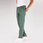 Slit Pocket Chino Pants // Green (31WX34L)