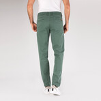 Slit Pocket Chino Pants // Green (36WX34L)