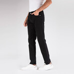 Howard Five Pocket Chino Pants // Black (33WX34L)