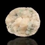 Stilbite Bowtie on Green Apophyllite and Stilbite Matrix
