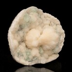 Stilbite Bowtie on Green Apophyllite and Stilbite Matrix