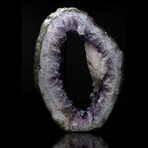 Amethyst Geode Slice with Calcite Formation