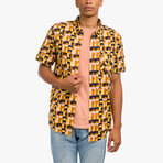 Hovley Palm Springs Short Sleeve Button Up Shirt // Outer Space (XS)