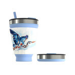 Hydaway Collapsible Tumbler // 16 Fl. Oz. // Set of 2 // Great Blue Heron