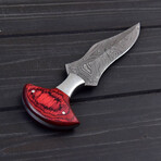 Damascus Snake Push Dagger // 3014