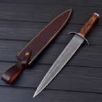 Damascus Hunting Dagger // 3006