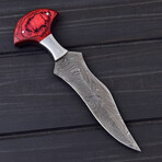 Damascus Snake Push Dagger // 3014