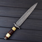 Damascus Bone Dagger