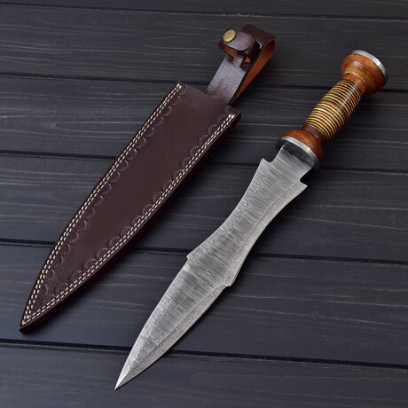 Damascus Roman Gladius Dagger // 3007