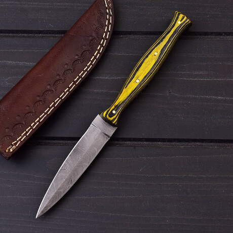 Damascus Toothpick Dagger // 3009