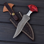 Damascus Snake Push Dagger // 3014