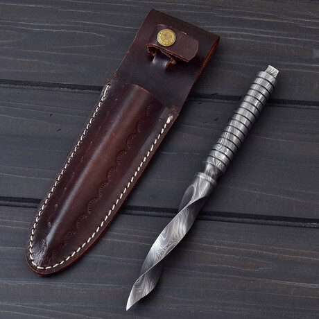 Damascus Tri Dagger // 3016