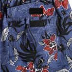 4.5" Swim Trunks // Vintage Stretch // Night Elf Flower (M)