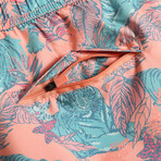 5.5" Swim Trunks // 4 Way Stretch // Jungle Tiger (M)