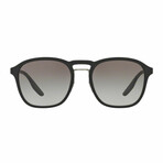 Men's Prada Lifestyle Phantos Sunglasses // Black + Gray