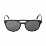 Men's Square Sunglasses // Black + Gray