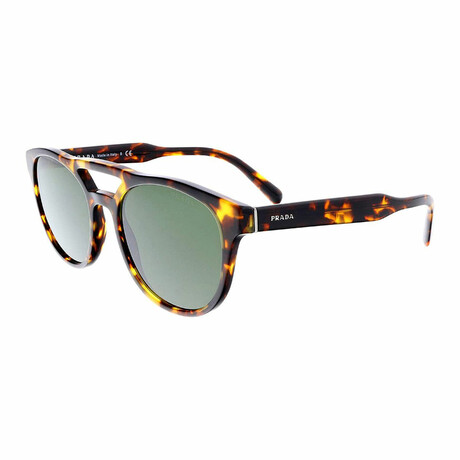 Men's Square Sunglasses // Tortoise + Green