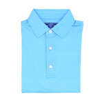 Silky Soft Polo // Whispy Blue (Small)