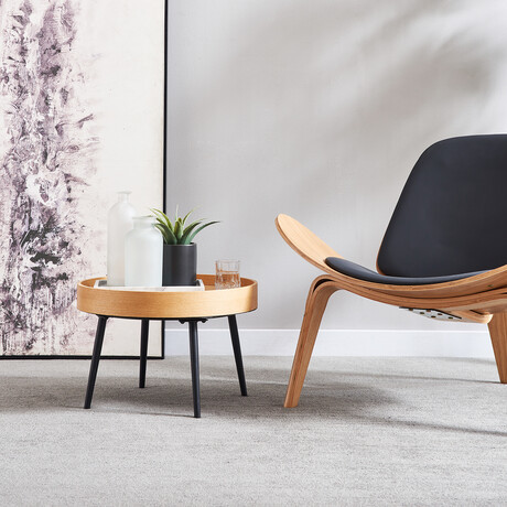 Valtray Table (Walnut Marble)