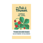 Red Wild Strawberries Pod