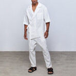 Deluxe Linen Set // Limited Edition  // White (M)