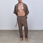 Deluxe Linen Set // Limited Edition // Brown (M)