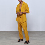 Deluxe Linen Set // Limited Edition // Yellow (S)