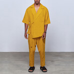 Deluxe Linen Set // Limited Edition // Yellow (L)