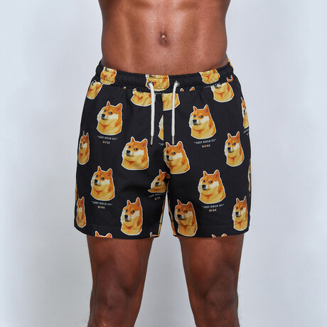 Shiba Inu Swimwear Trunks // Multicolor (S)