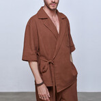 Deluxe Linen Set // Limited Edition // Brown (XL)