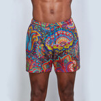 Paisley Swimwear Trunks // Multicolor (S)